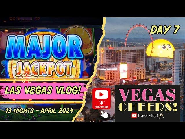 Las Vegas Vlog - Apr'24. Day 7. Hugo's Cellar! Legacy Club! Slots!