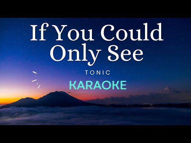 If You Could Only See - Tonic (Karaoke)