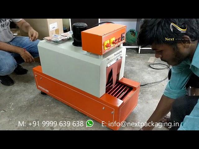 Mini heat shrink tunnel machine 8 x 8  | Shrink wrapping machine