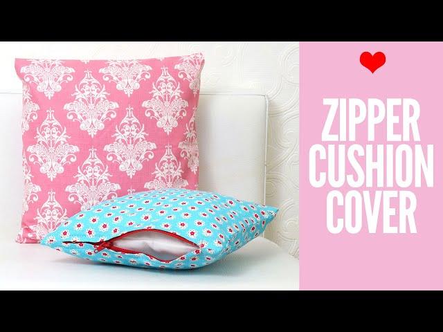 Zippered Cushion Covers for Beginners | Easy Tutorial