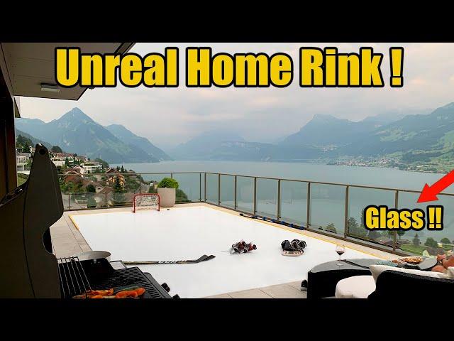 Testing Glice New Hockey Synthetic Ice in Switzerland - First Impressions