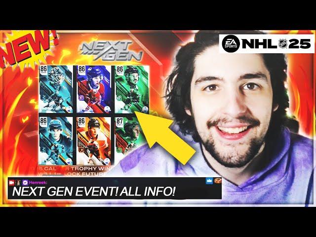 ALL NEW NEXT GEN EVENT! WEEK 1 INFO HUGE CHANGES I NHL 25 HUT