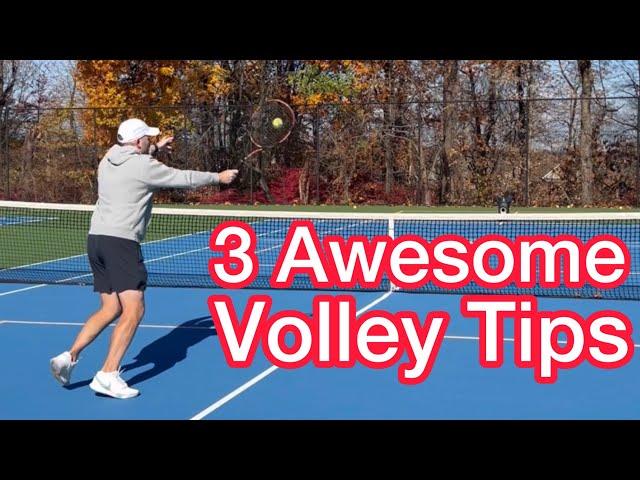 How To Hit AMAZING High Forehand Volleys (Tennis Technique Explained)