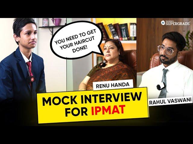 Mock Interview for IPMAT Exams | IPMAT 2024 Interview Strategy & Tips | IPMAT Interview Prep Tips