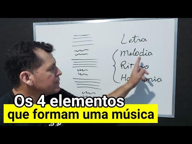 Os 4 elementos que formam uma música.