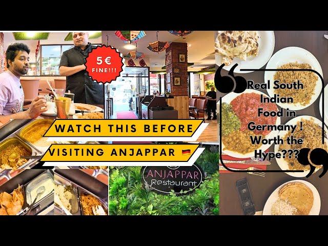 Discovering Authentic South Indian Cuisine at Anjappar in Nürnberg, Germany | Food Vlog