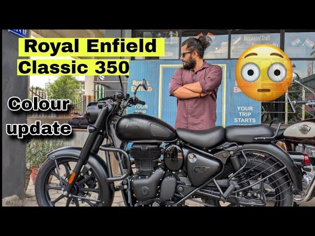 2024 New Royal Enfield Classic 350 Dark Review  || New Colors || @shubhbikers