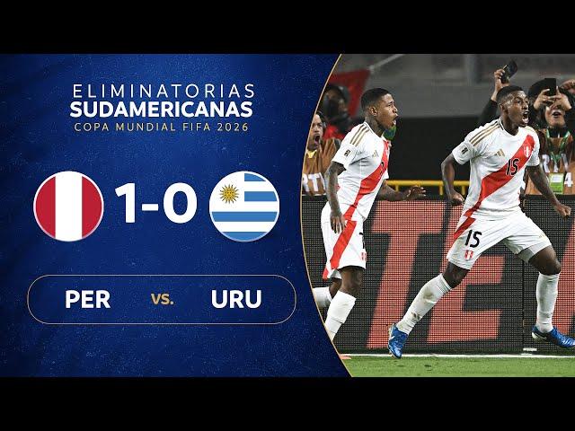 PERÚ vs. URUGUAY [1-0] | RESUMEN | ELIMINATORIAS SUDAMERICANAS | FECHA 9