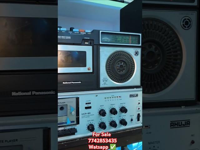 National Panasonic 5110 Radio Cassette Recorder Ahuja UCR60 Cassette Recorder Available #radio #deck