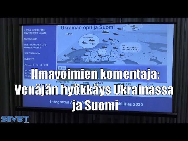 Venäjän hyökkäys Ukrainassa ja Suomi 2024 - Ilmavoimien komentajan mediatilaisuus 2024