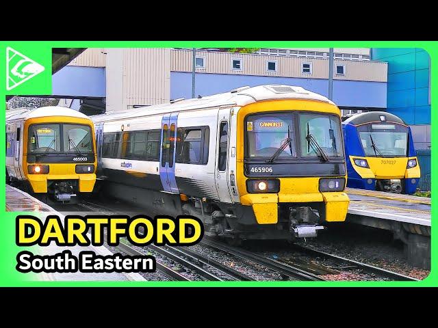 STORMY Day of Trains at Dartford 14/11/2023