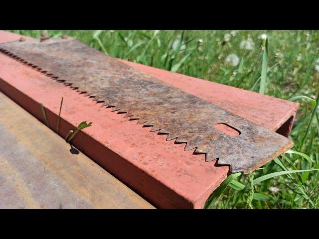 This homemade product is made from an old saw !!! You have never seen this before!