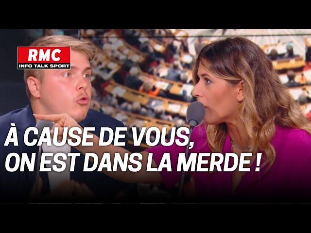 Louis Boyard VIOLEMMENT CLASHÉ par Flora Ghebali, le plateau EXPLOSE ! | Les Grandes Gueules