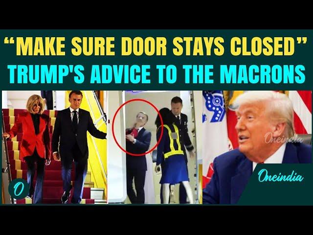 Trump’s Hilarious Response to Macron-Brigitte Viral ‘Slap’ Video Gets Oval Office Laugh Out Loud