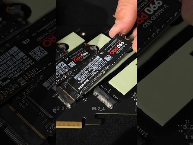4 x 4TB Samsung 990 PRO Raid 0 & Asus Hyper M.2 x16 Gen 5  #shorts