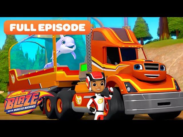 Big Rig: Dolphin Delivery  (FULL EPISODE) | Blaze and the Monster Machines