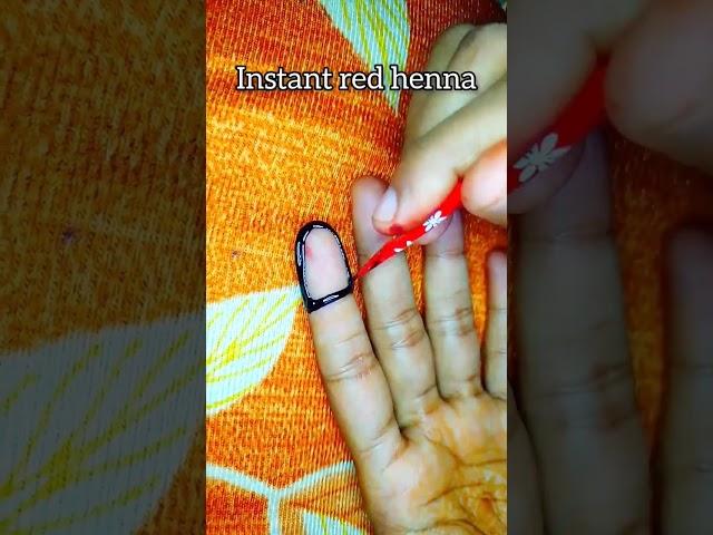 Instant red  henna . easy to apply 