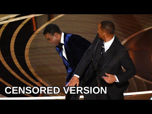 The Moment Will Smith Slaps Chris Rock At The Oscars | CENSORED VERSION (no swearing)