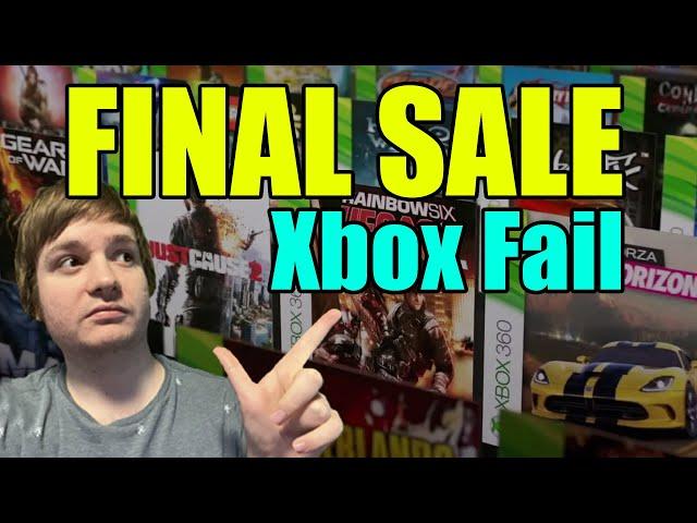 XBOX FAIL: Final Xbox 360 Sale Recommendations