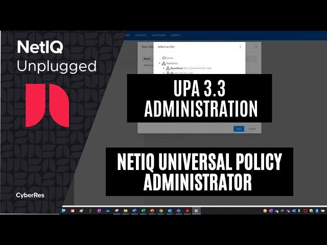 UPA 3.3 Administration | NetIQ Universal Policy Administrator (UPA)