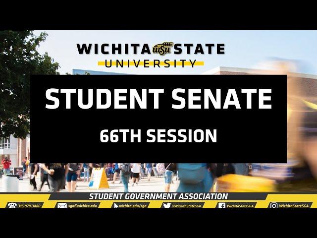 66th Student Senate - May 3, 2023