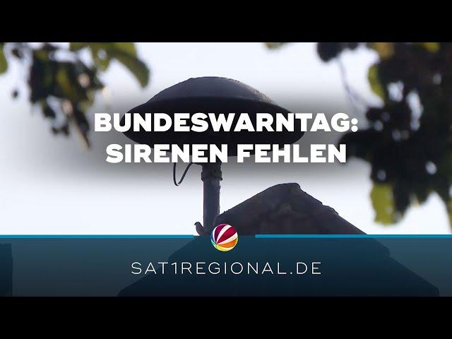 Bundeswarntag: In Flensburg fehlen Sirenen