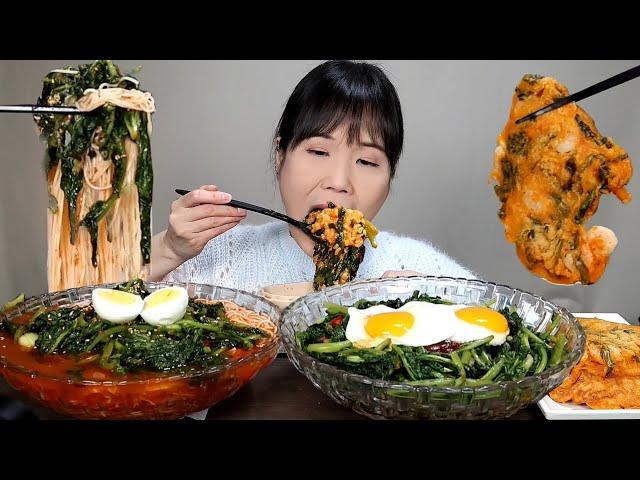 mukbang, spicy, kimchi, noodles.