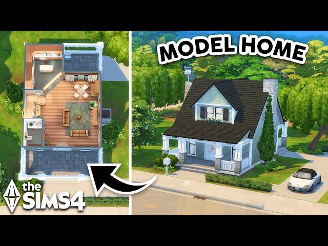 Decorating a Model Home in The Sims 4 