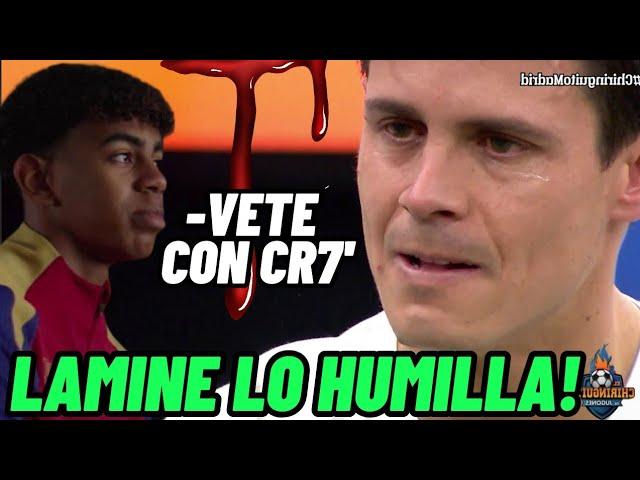  LAMINE YAMAL HUMILLA A EDU AGUIRRE Y LE DICE QUE SE VAYA CON CR7 - LO DESTROZA DESDE LA SELECCIÓN