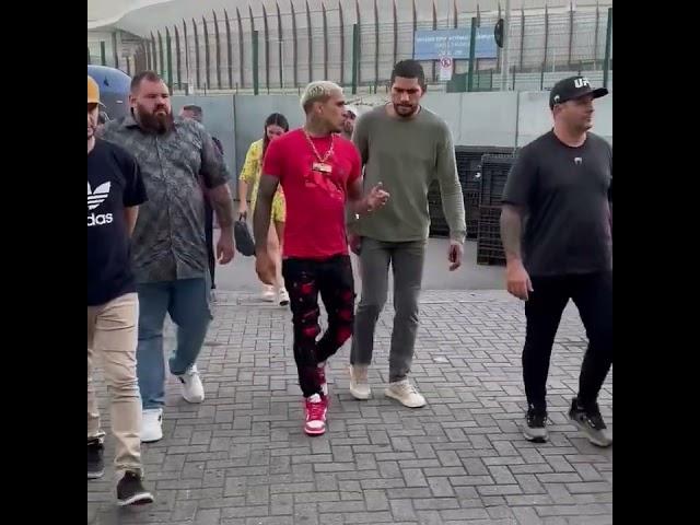 Oliveira and Pereira have arrived for #UFC301  (via CCLegaspi/X)