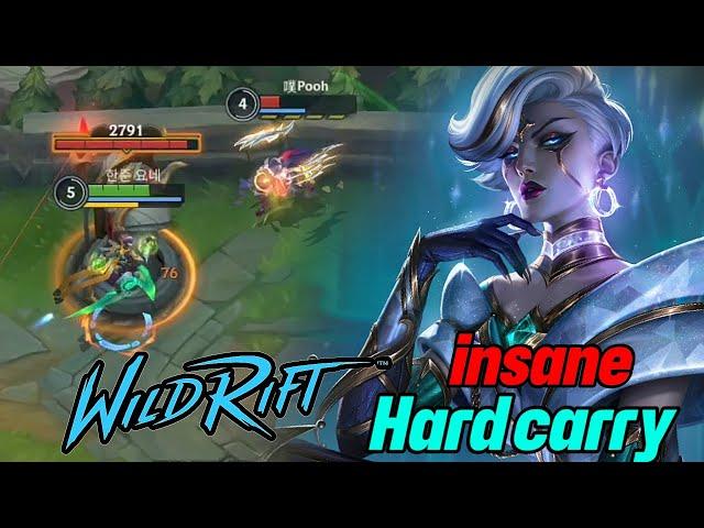 Wild rift Camille insane hard carry Destroy Irelia - Camille vs Irelia baron lane season 15