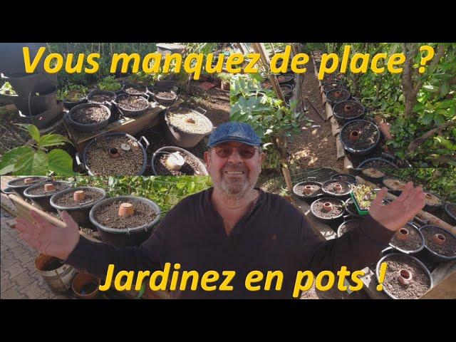 Vous manquez de place, Jardinez en pots #jardin#jardinerenpotscultiverenpots