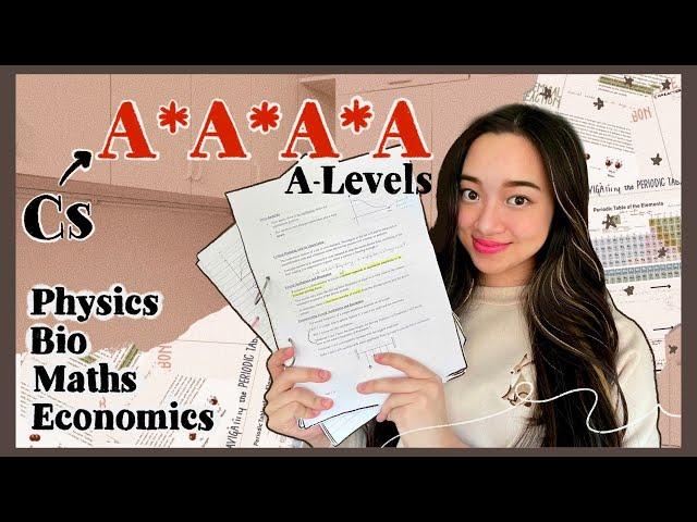 How I went from Cs to A*A*A*A in A Levels (tips no one told me + notes)