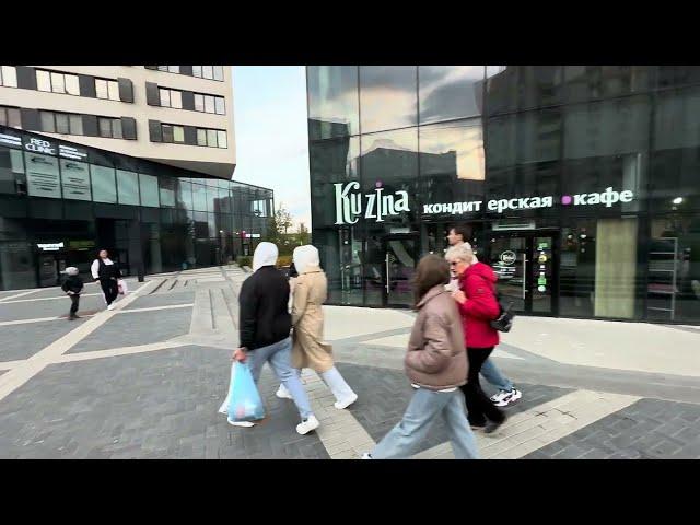 4k Novosibirsk Siberia Walk down the street Big city Russia