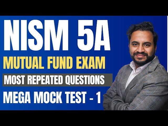 NISM Mutual Fund Exam - Mega Mock Test 1