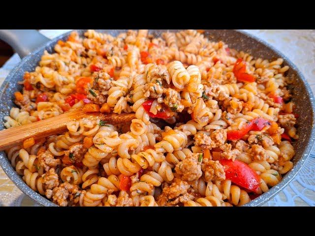 A stunning one-pan minced meat dish! Plenty and delicious.