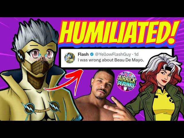 YellowFlash HUMILIATED Makes APOLOGY To X-Men '97 Beau DeMayo! Walks Back ALL ANTI-WOKE Lies!