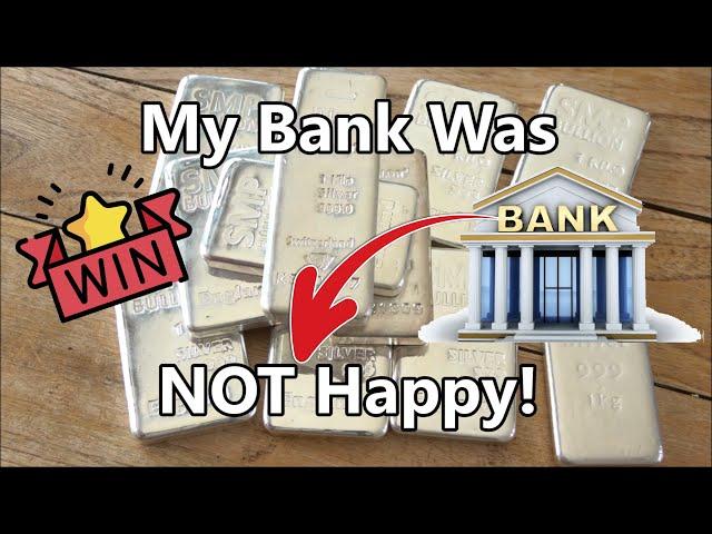 My Bank Tried to STOP My £20,000 Silver Investment – Here's How I Won!