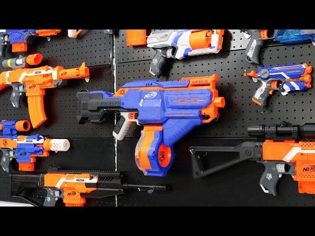 NERF GUN CHICKEN AND SUPER GUN INFINUS BATTLE