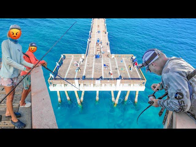 Fishing Florida's Most INSANE Pier - Locals Were NOT HAPPY I Cheated!