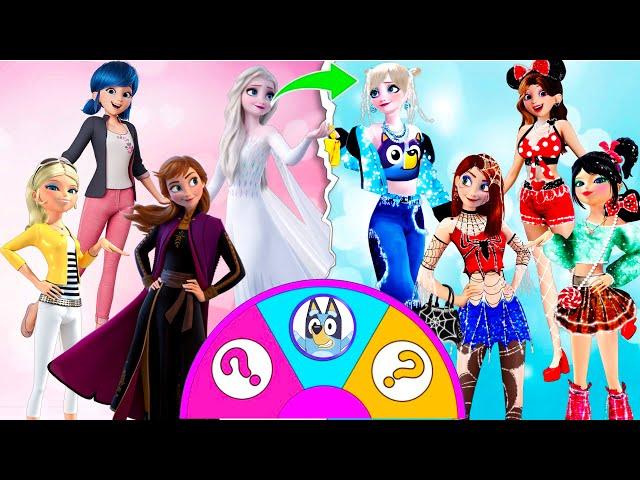 Disney Princesses' New Fashion Trends Elsa & Bluey| Style wow