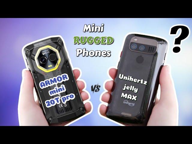 Ulefone Armor mini 20T pro (VS) Unihertz jelly Max - Small rugged phones | 2024