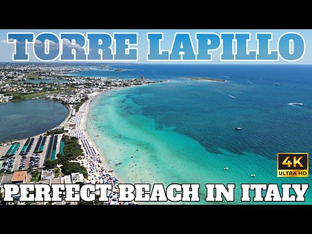 TORRE LAPILLO - WHAT A BEAUTIFUL BEACH - PORTO CESAREO - ITALY - 4K - 2023