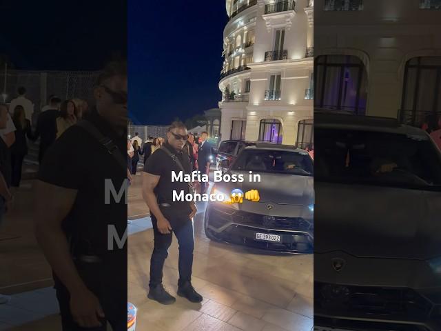 Mafia Boss ? with 3 BodyGuards in Monaco  #monaco #millionaire