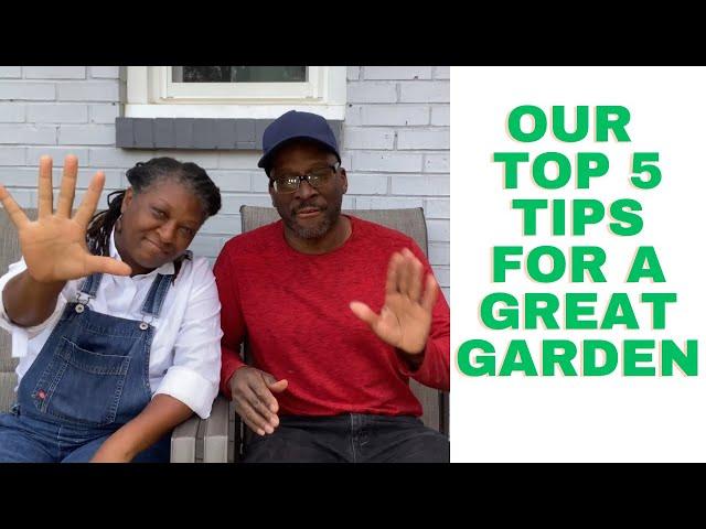 5 Things You MUST HAVE For Garden Success!