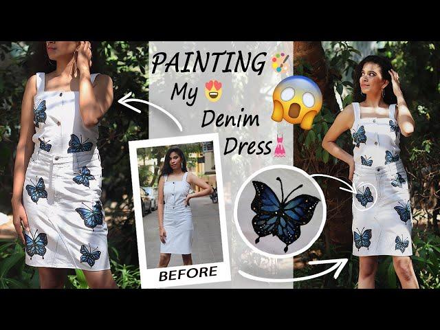 How to paint Denim dress| DREAM Episode 23| Dream Patel!