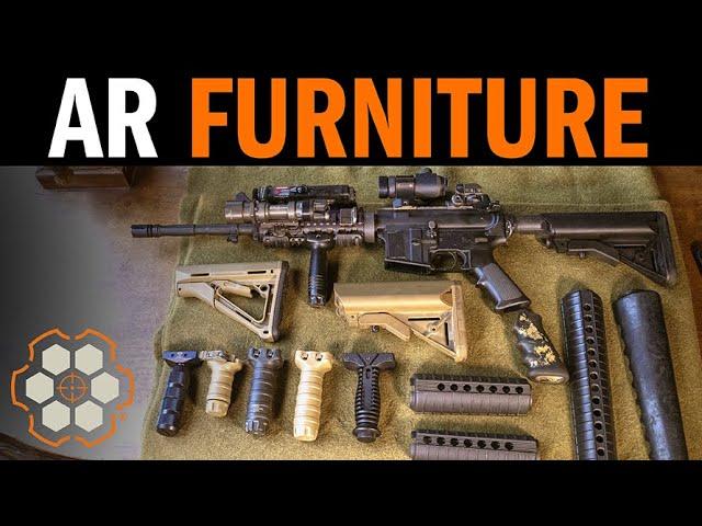 AR-15 Furniture with Navy SEALs "Coch" and Dorr