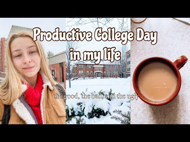 Productive College Day in my Life | freshman year @ washington state university