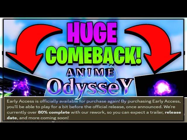 ANIME ODYSSEY IS MAKING A HUGE COMEBACK | MUST WATCH!