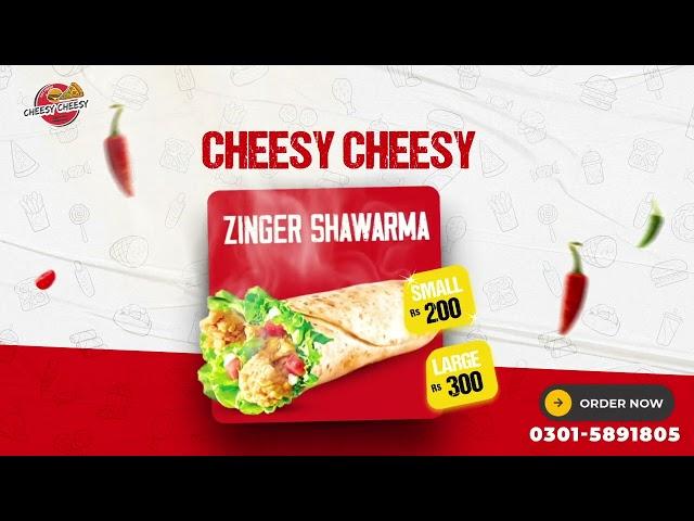 Zinger Shawarma Deal Animation | Food Offer Motion Post | After Effects Design